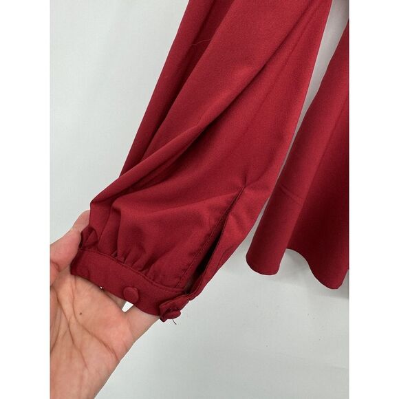 Torrid  Woman's Red Peplum Top‎ Size 0 - Picture 3 of 6